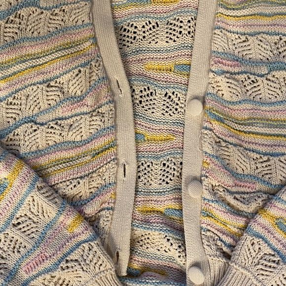 CROCHET CARDIGAN PASTEL - Picture 2 of 2